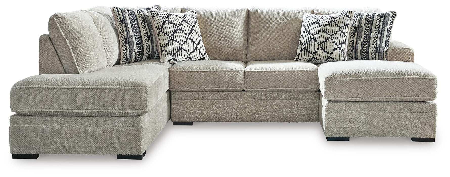 Calnita Sectional with Chaise - Furniture 2 Go- FL