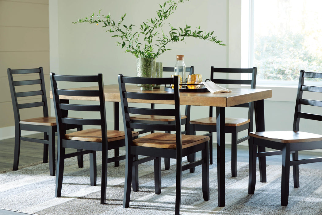 Blondon Dining Table and 6 Chairs (Set of 7)