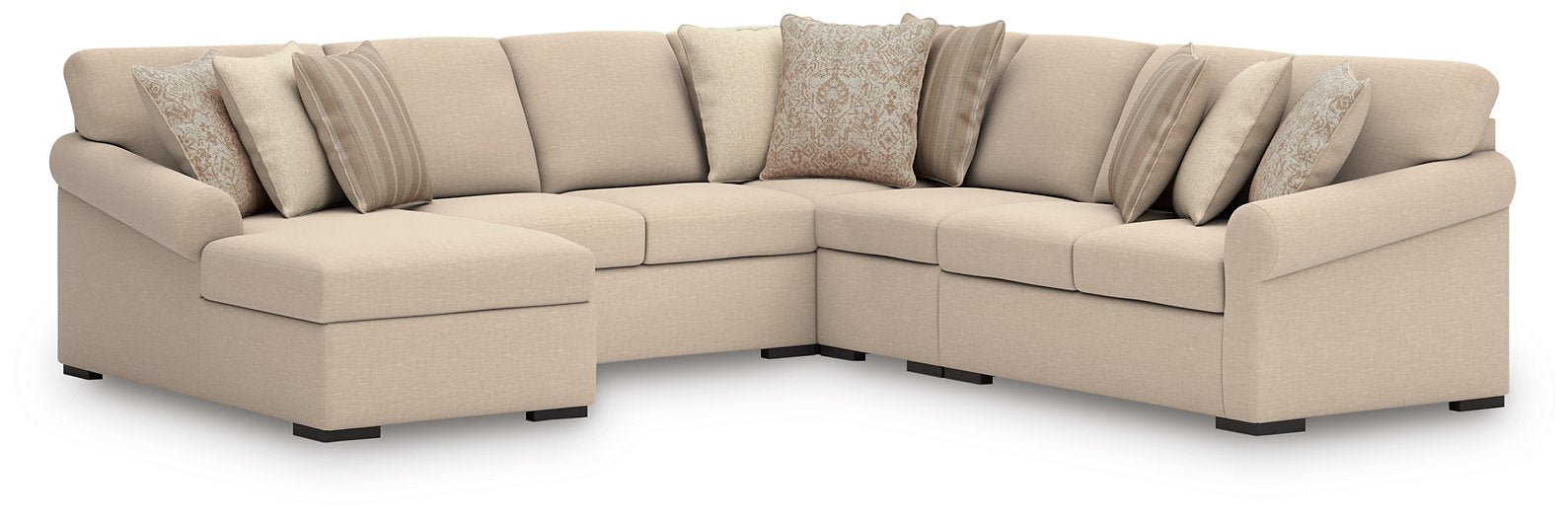LadyMae Sectional with Chaise - Furniture 2 Go- FL