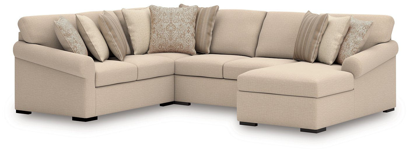 LadyMae Sectional with Chaise - Furniture 2 Go- FL