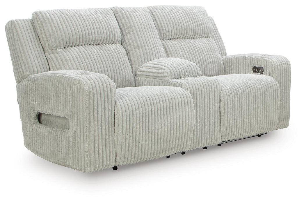 Forest Lake Power Reclining Loveseat with Console - Furniture 2 Go- FL