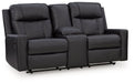 Mackmenville Reclining Loveseat with Console - Furniture 2 Go- FL