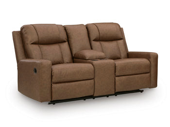Mackmenville Reclining Loveseat with Console - Furniture 2 Go- FL