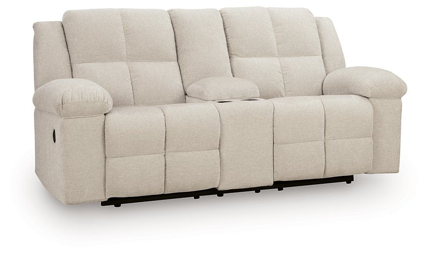 Orlen Reclining Loveseat with Console - Furniture 2 Go- FL