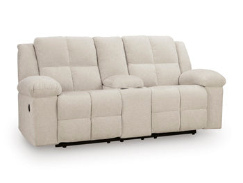 Orlen Reclining Loveseat with Console - Furniture 2 Go- FL