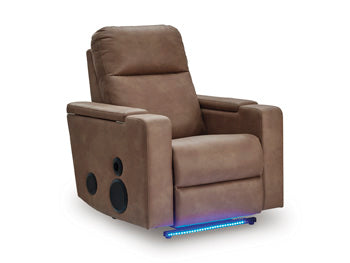 Lorrenton Power Glider Recliner with Audio System - Furniture 2 Go- FL