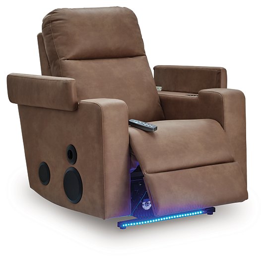Lorrenton Power Glider Recliner with Audio System - Furniture 2 Go- FL