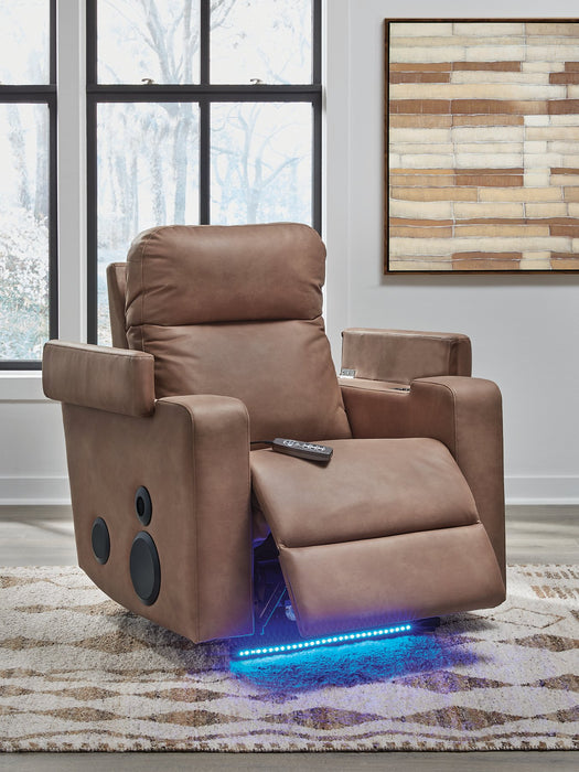 Lorrenton Power Glider Recliner with Audio System - Furniture 2 Go- FL