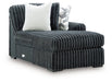 Midnight-Madness Double Chaise 3-Piece Sectional - Furniture 2 Go- FL