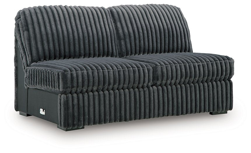 Midnight-Madness Double Chaise 3-Piece Sectional - Furniture 2 Go- FL