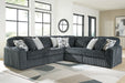 Midnight-Madness Sectional - Furniture 2 Go- FL