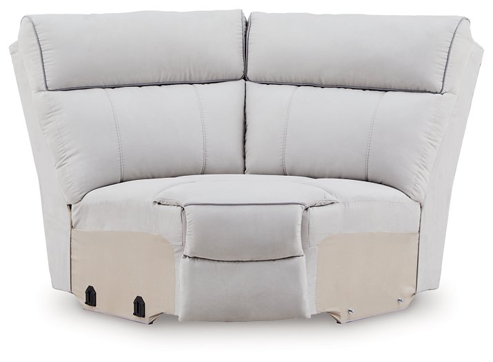 Social Pointe Reclining Sectional with Storage Consoles - Furniture 2 Go- FL