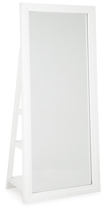 Evesen Floor Standing Mirror/Storage - Furniture 2 Go- FL
