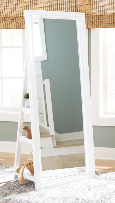 Evesen Floor Standing Mirror/Storage - Furniture 2 Go- FL
