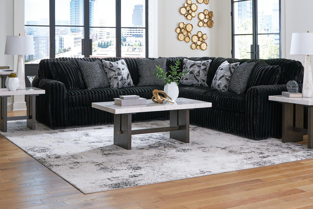 Midnight-Madness Sectional - Furniture 2 Go- FL