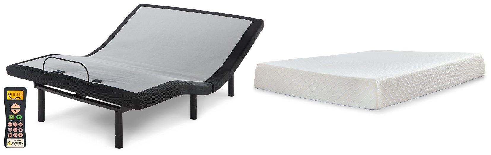 10 Inch Chime Memory Foam Mattress Set - Furniture 2 Go- FL