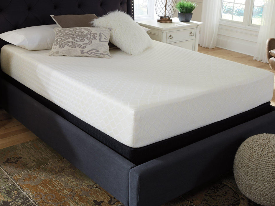 10 Inch Chime Memory Foam Mattress Set - Furniture 2 Go- FL