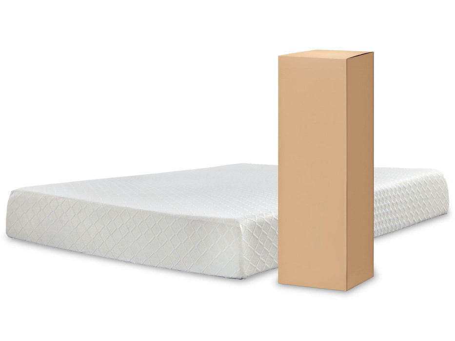 10 Inch Chime Memory Foam Mattress Set - Furniture 2 Go- FL