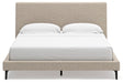 Cielden Upholstered Bed with Roll Slats - Furniture 2 Go- FL