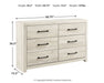 Cambeck Dresser - Furniture 2 Go- FL