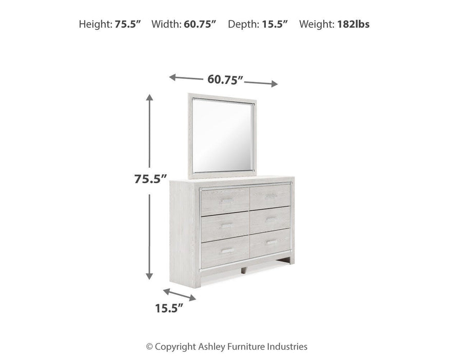 Altyra Dresser and Mirror - Furniture 2 Go- FL