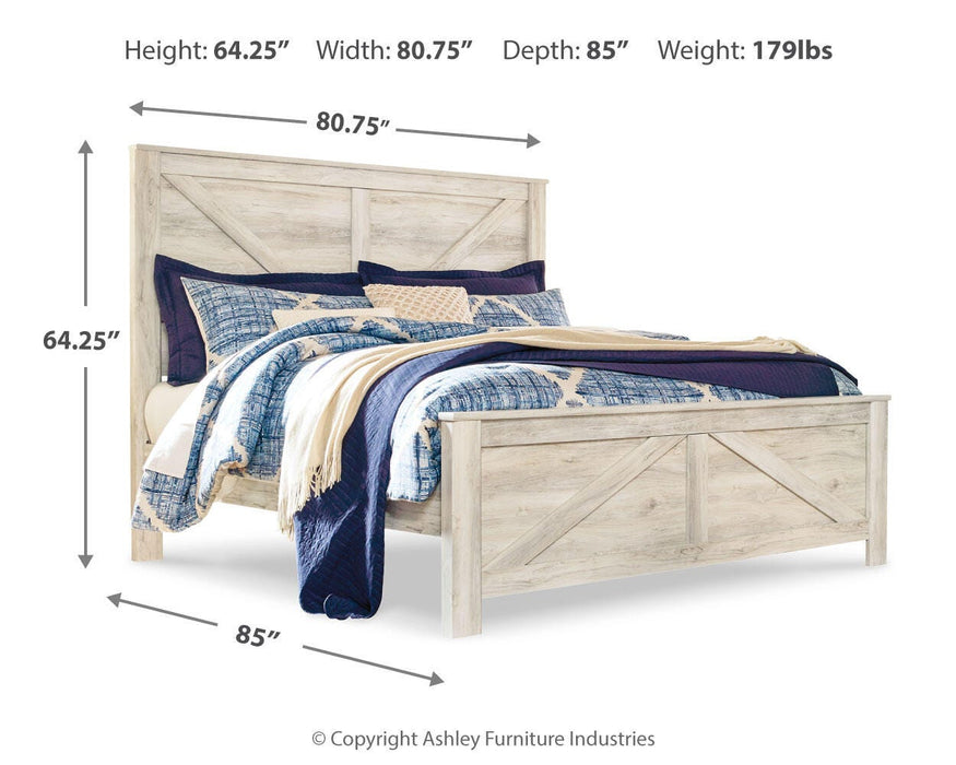 Bellaby Crossbuck Bed - Furniture 2 Go- FL
