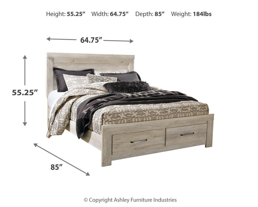 Bellaby Bed with 2 Storage Drawers - Furniture 2 Go- FL