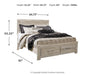 Bellaby Bed with 2 Storage Drawers - Furniture 2 Go- FL