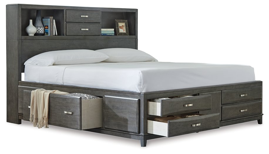 Caitbrook Storage Bed with 8 Drawers