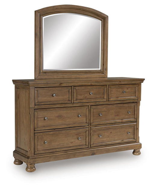 Feddinger Dresser and Mirror - Furniture 2 Go- FL