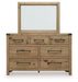 Ridgester Dresser and Mirror - Furniture 2 Go- FL