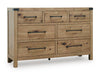 Ridgester Dresser and Mirror - Furniture 2 Go- FL