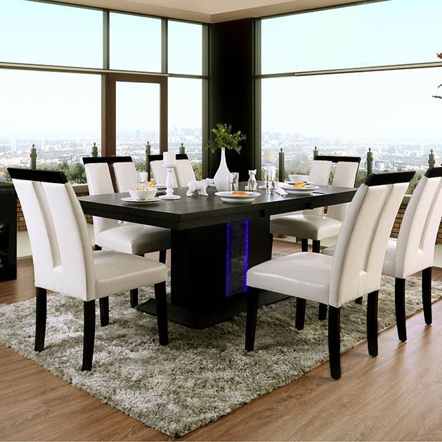Evangeline Black/Beige Dining Table - Furniture 2 Go- FL