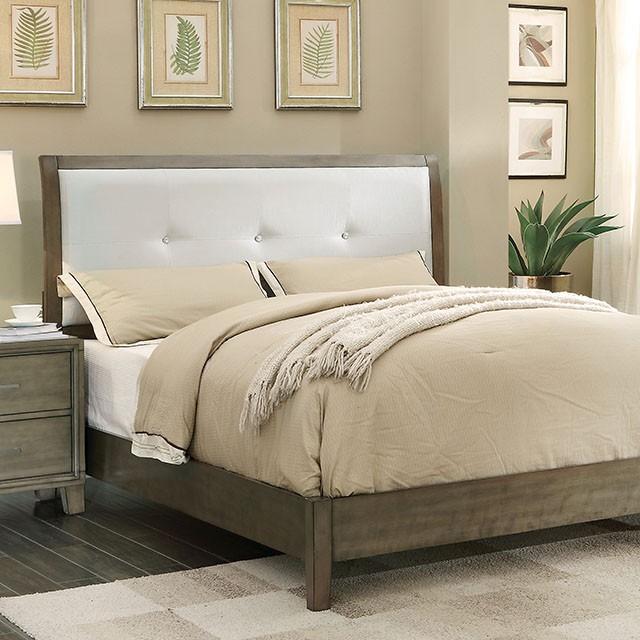 Enrico Bed Brown, Grey, & Black