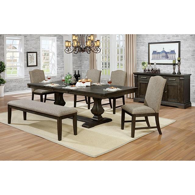 Faulk Dining Table Set with Bench - Furniture 2 Go- FL
