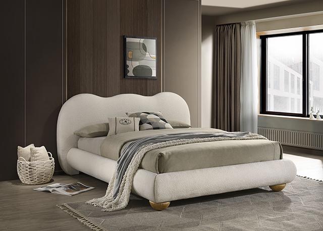 Finamore Bed White - Furniture 2 Go- FL