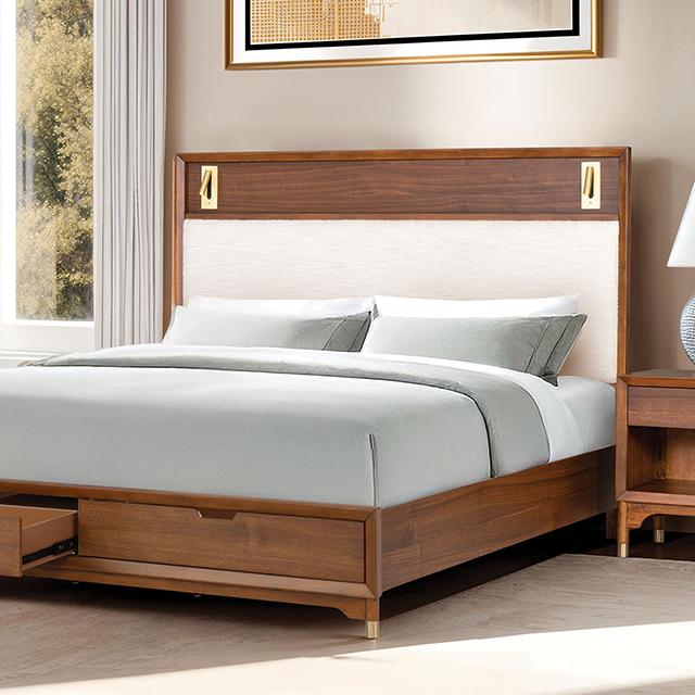 Hepburne E.King & Queen Bed With Storage & Without Storage