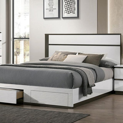 Birsfelden Queen Bedroom Set White - Furniture 2 Go- FL