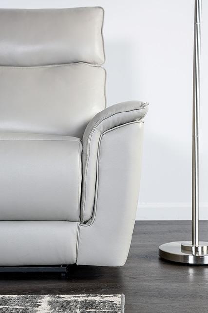 Bienne Recliner Chair White & Black