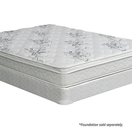 JALEN White 9" Euro Top Mattress, Full - Furniture 2 Go- FL