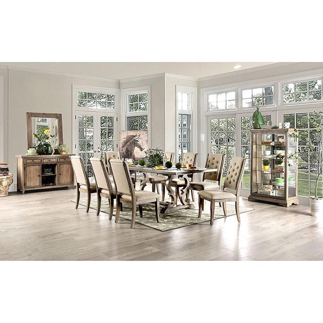 Patience Rustic Natural Tone Dining Table