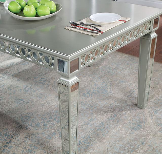 ADALIA Dining Table, Silver