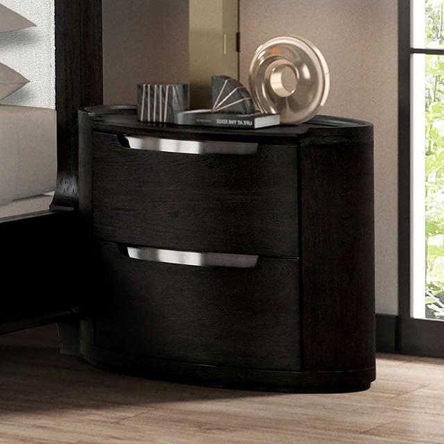 Osterley Nightstand Black