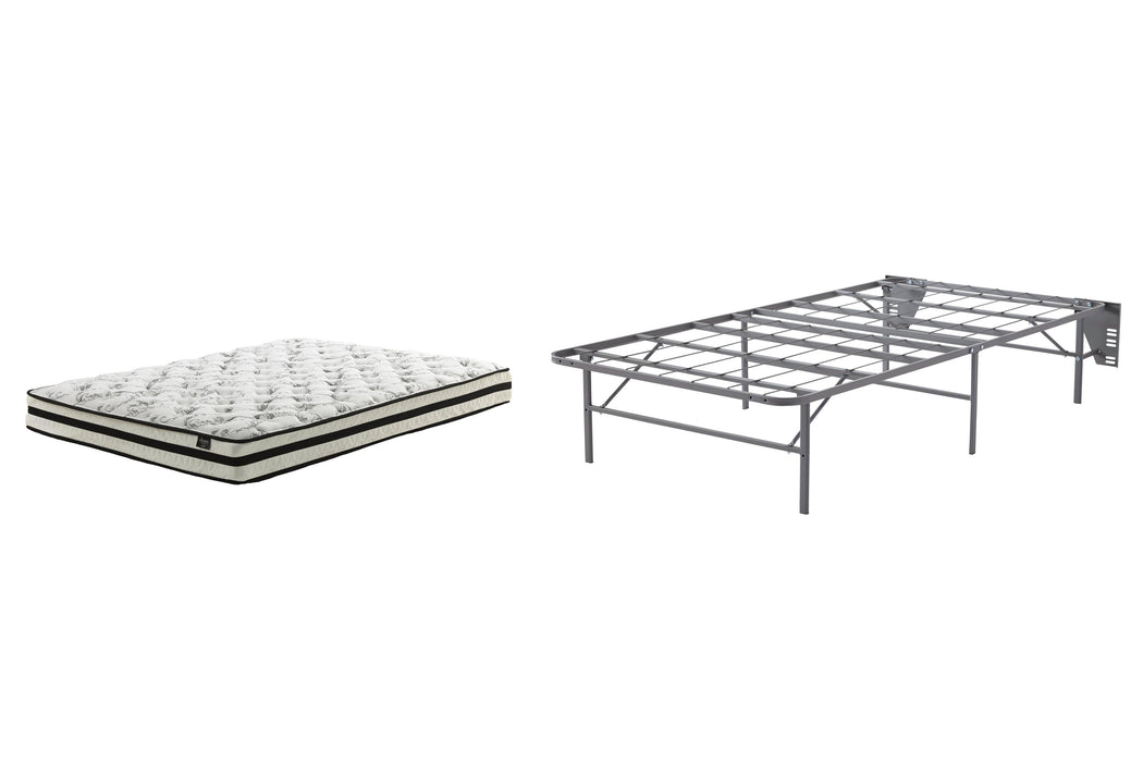 8 Inch Chime Innerspring Mattress Set - Furniture 2 Go- FL