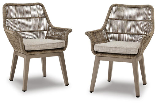 Beach Front Arm Chair with Cushion (Set of 2) - Furniture 2 Go- FL