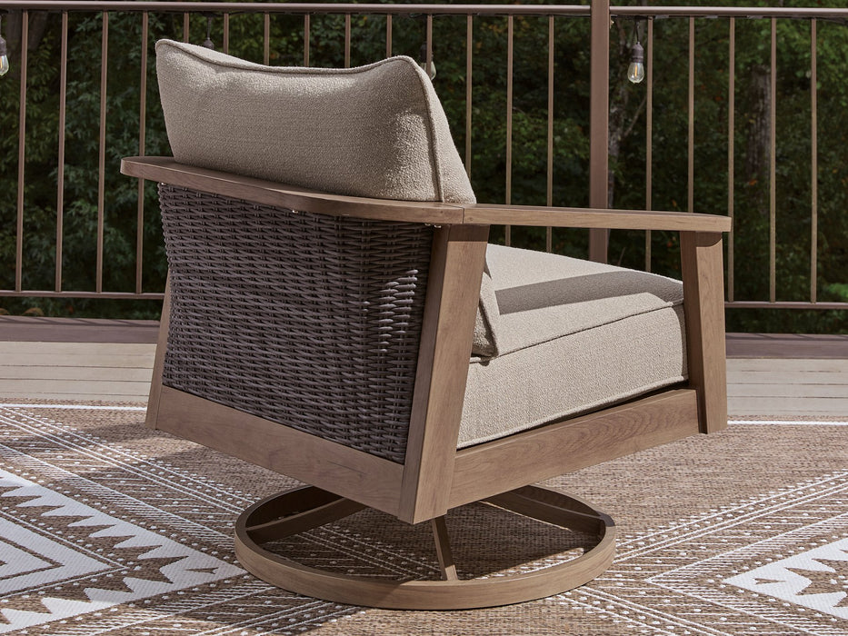 Harmony Headlands Outdoor Swivel Lounge with Cushion - Furniture 2 Go- FL