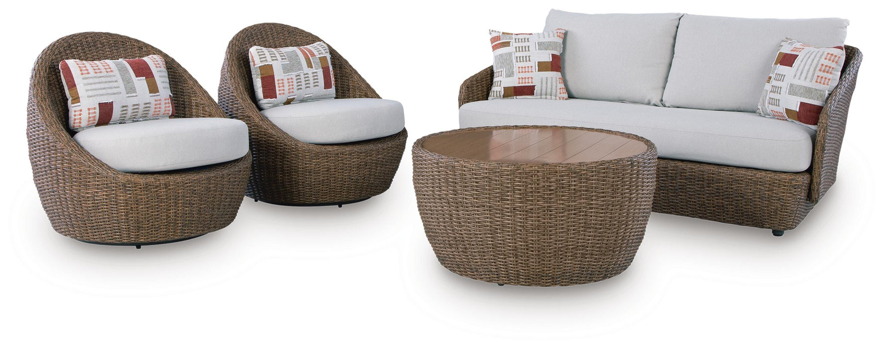 Double Point Outdoor Seating Set - Furniture 2 Go- FL
