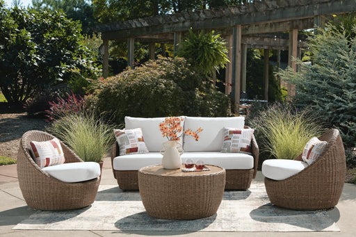 Double Point Outdoor Seating Set - Furniture 2 Go- FL