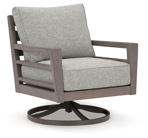 Hillside Barn Outdoor Swivel Lounge with Cushion - Furniture 2 Go- FL