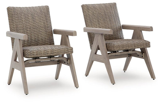 Cliff Trails Outdoor Rocking Arm Chair (Set of 2) - Furniture 2 Go- FL